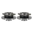 2PC Front Wheel Hub Bearing Assembly For Mini Cooper 02-06 513226 4 Bolt Abs. Fixed Price $73.59.