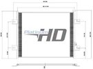 For Peterbilt 379 Air Conditioner Condenser , Fl. Fixed Price $129.70.