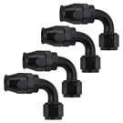 Evil Energy Ptfe Hose End Fitting 90 Degree Black For 6AN,. Fixed Price $45.40.