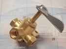 Fuel Valve Shut Off Tank 1/4" Thread 20751 3 Port With Detent Brass. Fixed Price $40.95.