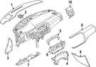 Genuine Nissan Dashboard Air Vent 68761-6TA4A. Fixed Price $127.86.