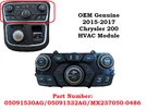 05091532AG Oem Chrysler 200 Temperature Hvac Heater Volume Controls Panel. Fixed Price $44.99.