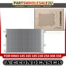 Condenser With Receiver Drier & Bracket For Hino 145 165 185 238 258 268 308. Fixed Price $84.99.