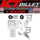 Ict Billet Lt Gen V Truck R4 A/c Air Conditioner Compressor Bracket Kit. Fixed Price $419.99.
