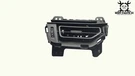 Oem Toyota RAV4 2019-2025 Dashboard Left Driver Side Outer Air Vent Grille. Fixed Price $107.34.