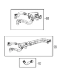 Genuine Mopar Heater Supply And Return Hose Tube 55038033AG. Fixed Price $126.26.