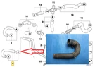 Bmw Mini Cooper Coolant Hose (part #: 17127518502) R52/R53 2001 - 2006. Fixed Price $13.59.