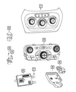 Genuine Mopar A/c And Heater Module 68280728AC. Fixed Price $151.04.