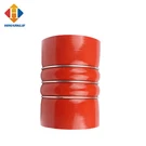 1X Silicone Red Charge Air Cooler Hoses 4"X 6" For Kw Peterbilt Freightliner. Fixed Price $10.82.