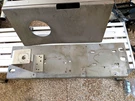 Vintage The Keystone Company Air Compressor Mounting Base W/belt & Pulley Shield. Fixed Price $10.00.