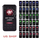Rocker Switch Led Side Lights On/off Atv Utv Off-road Pickup Red Lighted. Fixed Price $7.95.