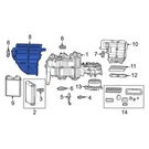 For Jeep Wagoneer 2022-2025 68524070AC Front Hvac Unit Case. Fixed Price $40.63.