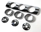 Chrome Ac Heater Dash Control & Knob Covers For 2008-2017 Freightliner Cascadia. Fixed Price $27.99.