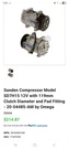 Omega 20-04485-AM Compressor. Fixed Price $182.00.