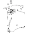 Genuine Mopar Heater Return Hose And Tube 68403556AB. Fixed Price $136.89.