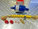 Recovery Unit, Vacuum Pump, Pre-filter-drier Kit With Hose, Cap Male Adapter. Fixed Price $44.99.