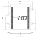 2008-2010 International Prostar Condenser HDH010631 (802-12554). Fixed Price $79.25.