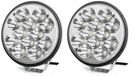2 6" Off Road 5.75" Clear Led 36W Flood Universal Driving Lamps Fog Lights Set. Fixed Price $29.99.