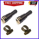 Set Of Two Upgraded Stronger Than Oem Heater Core Coolant Hose Quick Disconne.... Fixed Price $32.29.