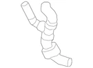 Genuine Volkswagen Y-piece 5K0-122-073-E. Fixed Price $26.05.