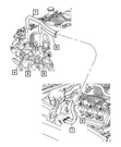 Genuine Mopar Heater Return Hose 68000978AA. Fixed Price $99.46.