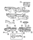 Genuine Mopar A/c And Heater Housing 5142886AA. Fixed Price $301.48.