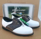 Dunlop M4750C Classic Leather Saddle Golf Shoes Men's Size 10 New In Box. Fixed Price $20.00.