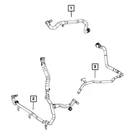 Jeep 68251152AE Hvac Heater Hose. Fixed Price $55.43.