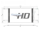 2004-2007 Freightliner Coronado Condenser HDH010053 (802-12483). Fixed Price $94.85.