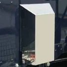 Peterbilt Stainless Steel Rear Sleeper Shock Box Cover By Csm. Fixed Price $98.00.