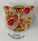 Bath & Body Works Gold Garden Butterfly Scentportable Holder Car Vent Visor Clip. Fixed Price $14.99.