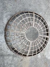 Old 32" Moore's Furnace Cast Iron Heat Grate Floor Vent Round Cover Top Base. Fixed Price $289.00.